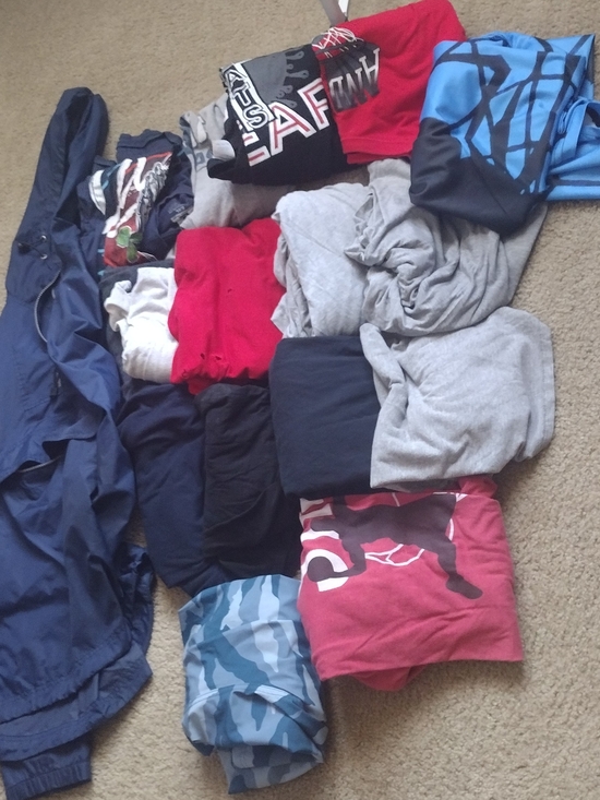 No Label Other - Bundle: 18pc- 15 Shirts, Shorts, Pullover And a Hat $20